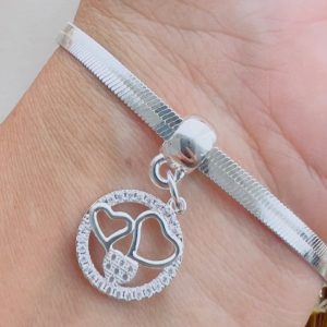 Pulseira Folheado a Prata Micro Zircônia